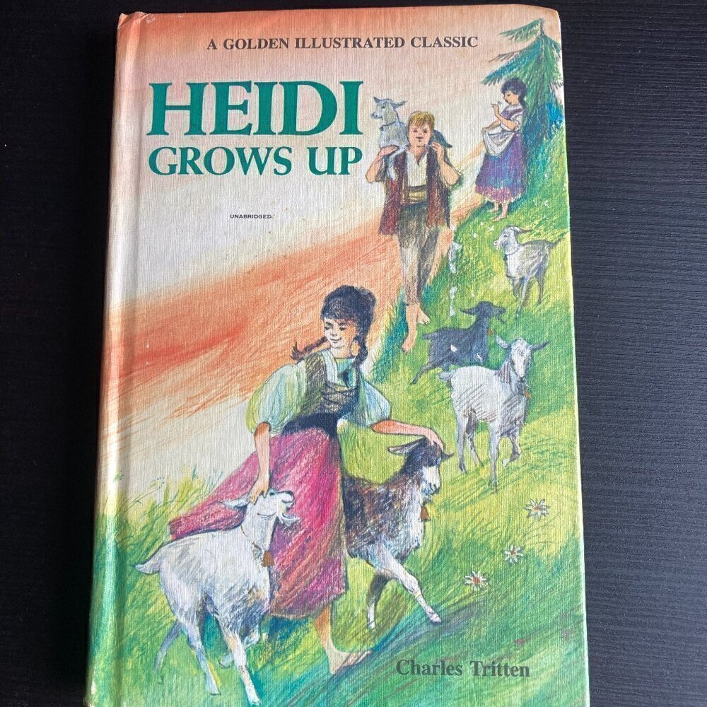 ❤️ 2 for $10 ❤️ Heidi Grows Up, 1966, Charles Tritten, vintage kids book